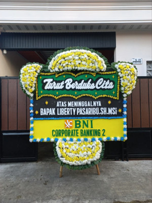 Papan Bunga Duka di Ranggasari