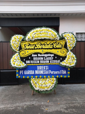 Papan Bunga Duka di Ranggasari