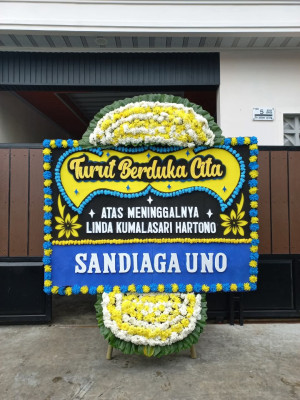 Papan Bunga Duka di Ranggasari
