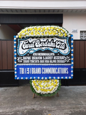 Papan Bunga Duka di Ranggasari